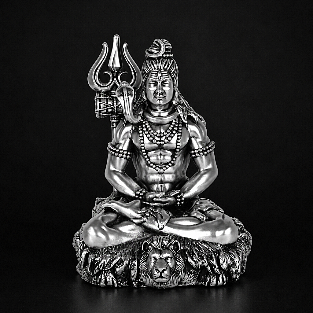Shiv Dhyaanam Silver Plated