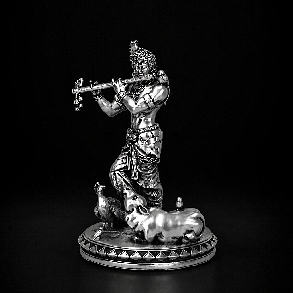 Krishna (Murli-dhar) Silver Plated