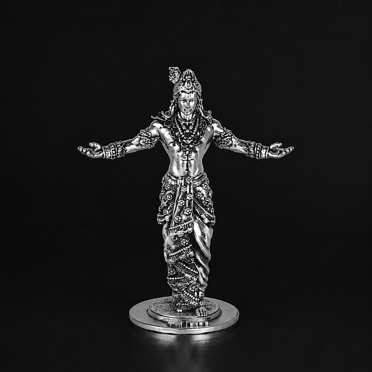 Krishna (Geeta Updesh) Silver Plated