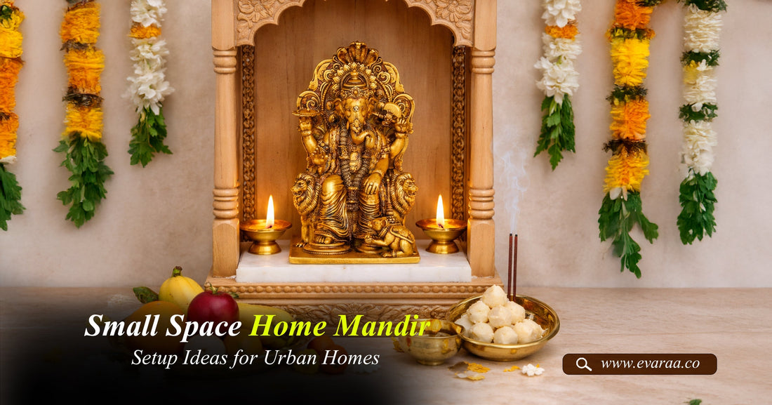 Small Space Home Mandir Setup Ideas for Urban Homes