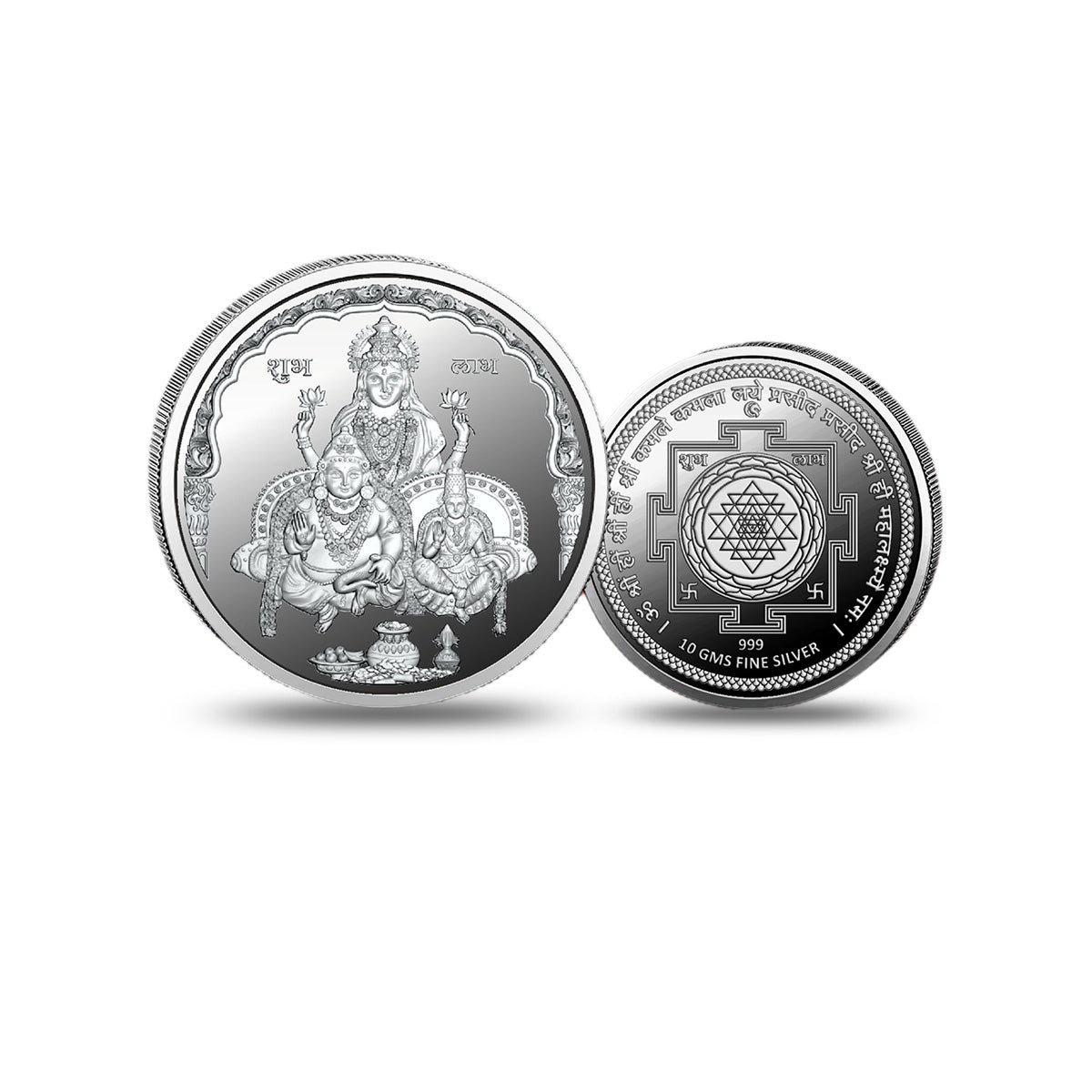 LAKSHMI KUBER BHADRA SILVER COIN 999