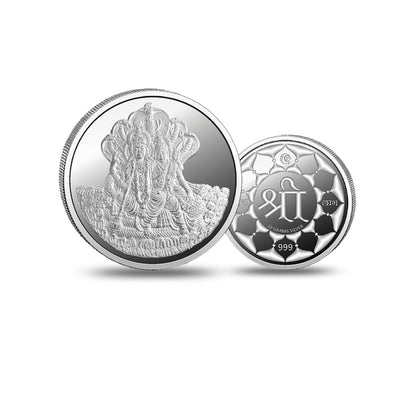 Lakshmi Narayana Silver Coin 999