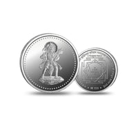HANUMAN JI - STANDING SILVER COIN 999