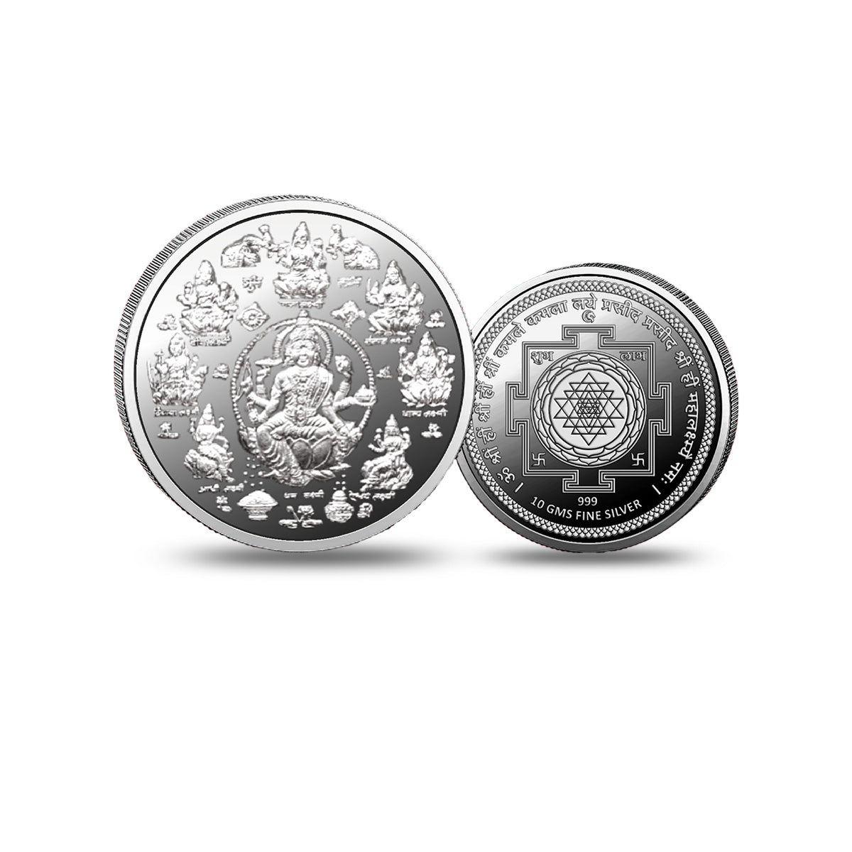ASHTALAKSHMI SILVER COIN 999