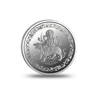 DURGA MATA - OLD DESIGN SILVER COIN 999