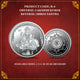 LAKSHMI KUBER BHADRA SILVER COIN 999