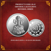 Lalita Devi Silver Coin 999