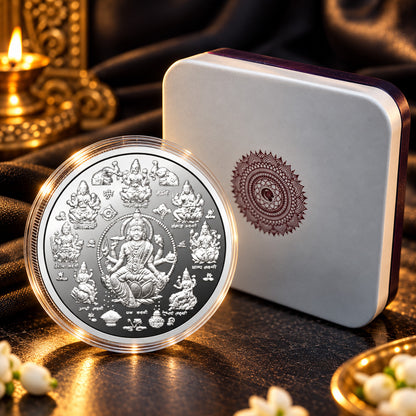 ASHTALAKSHMI SILVER COIN 999