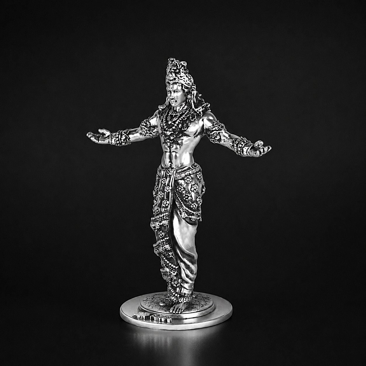 Krishna (Geeta Updesh) Silver Plated