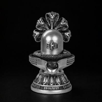 Shivalingam Silver Plated