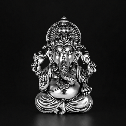 Vighnaharta Ganesha Silver Plated