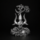 Lord Shiva Trishul Silver Plated