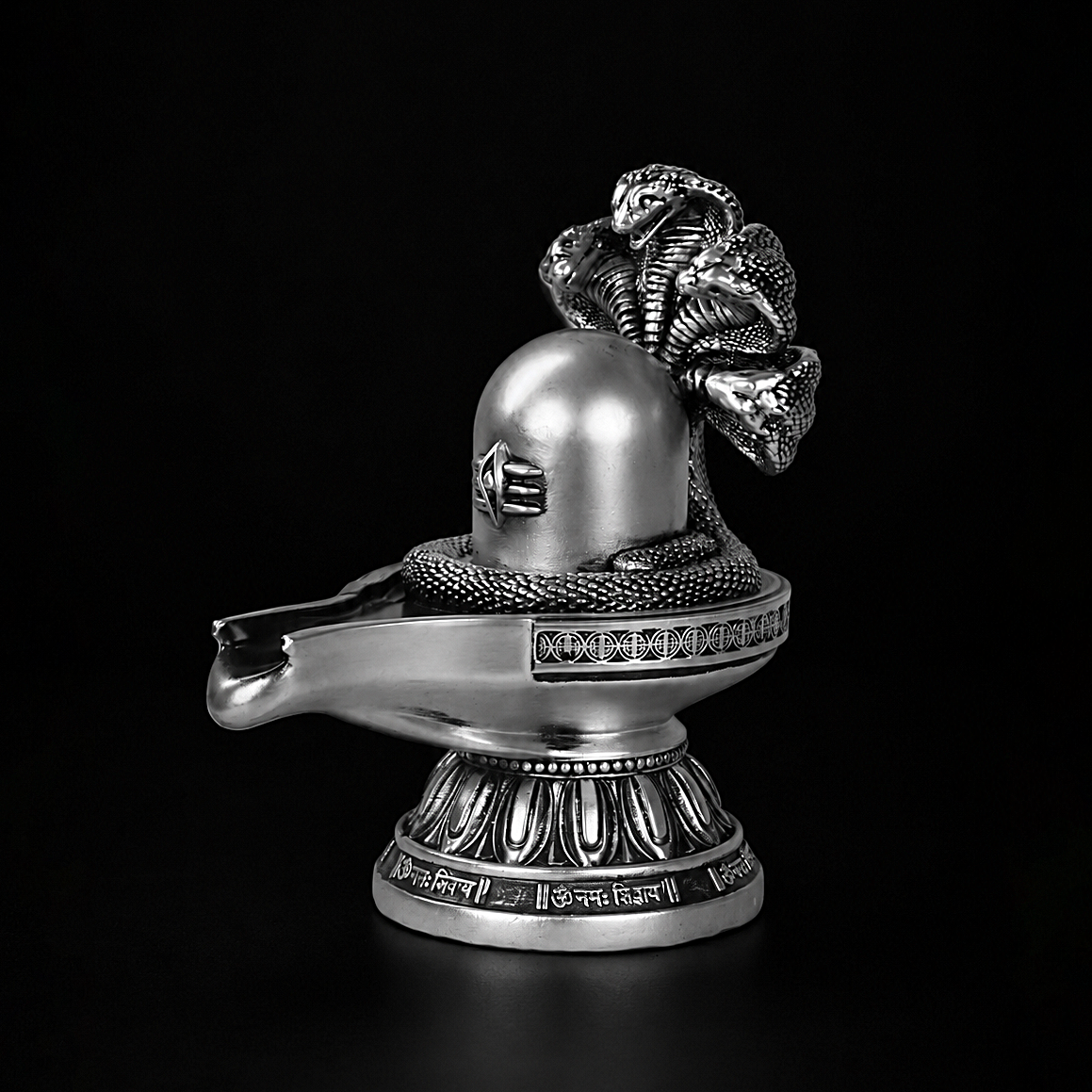 Shivalingam Silver Plated