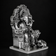 Simhasan Ganesha Silver Plated