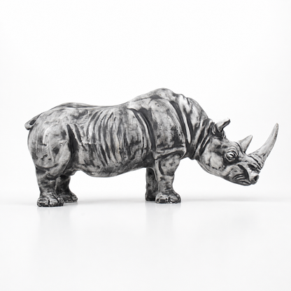Majestic Rhino Statue | Premium Animal Art Decor for Home