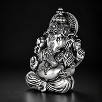 Vighnaharta Ganesha Silver Plated