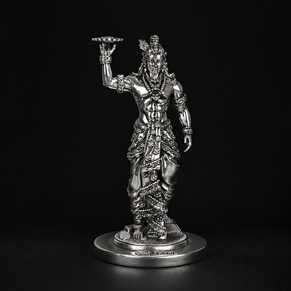 Krishna Sudarshan Silver Plated