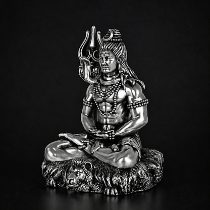Shiv Dhyaanam Silver Plated
