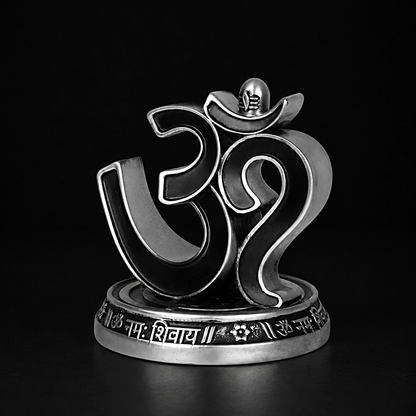 Om idol Silver Plated