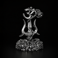 Lord Shiva Trishul Silver Plated