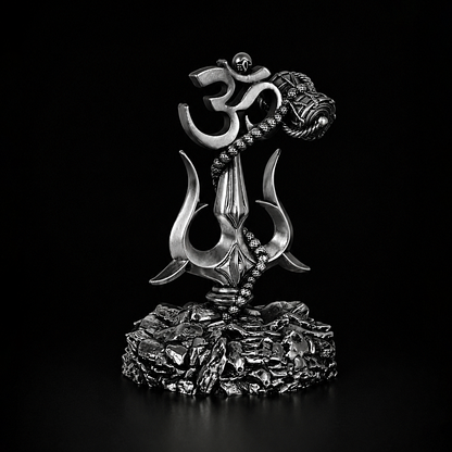 Lord Shiva Trishul Silver Plated