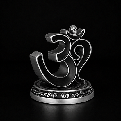 Om idol Silver Plated