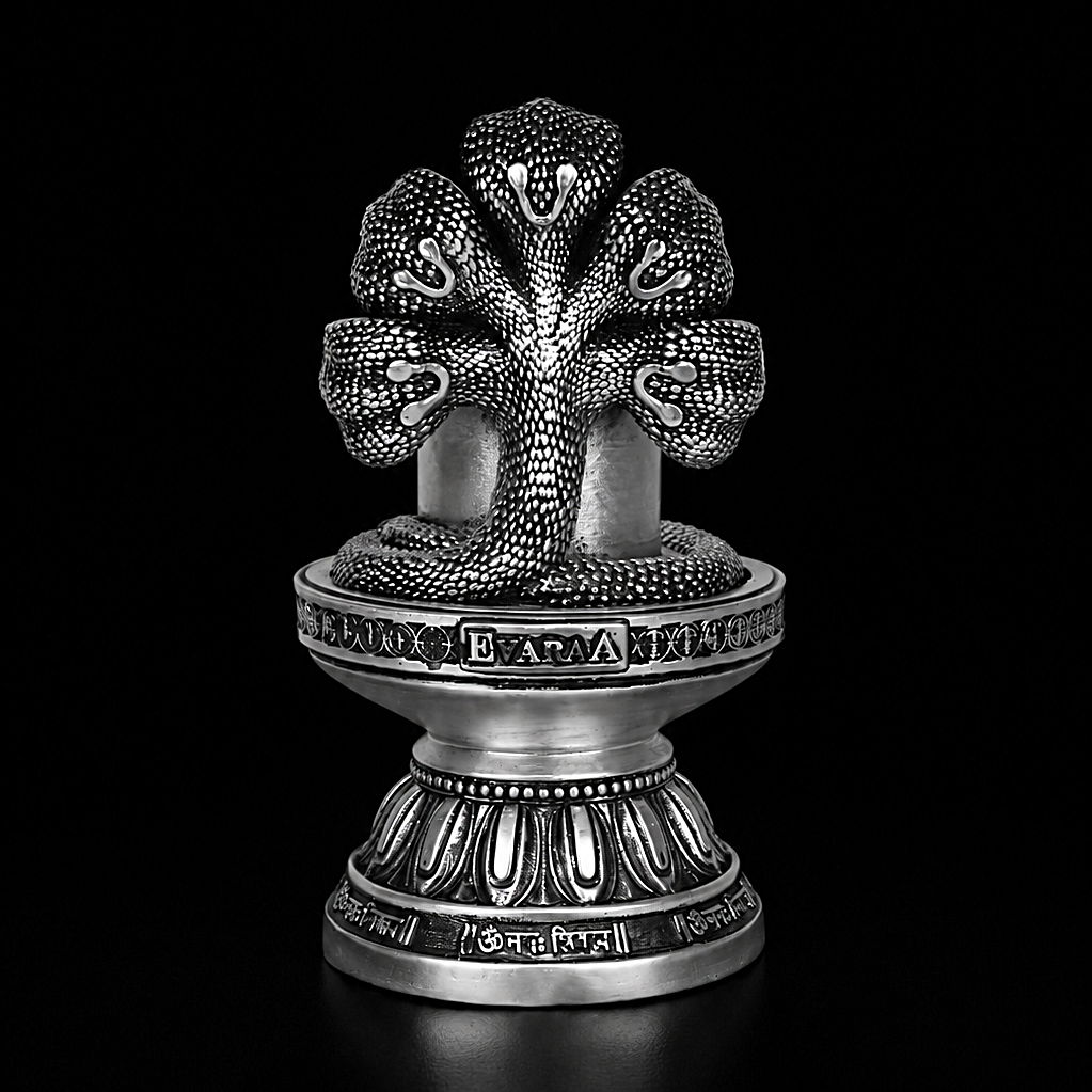 Shivalingam Silver Plated