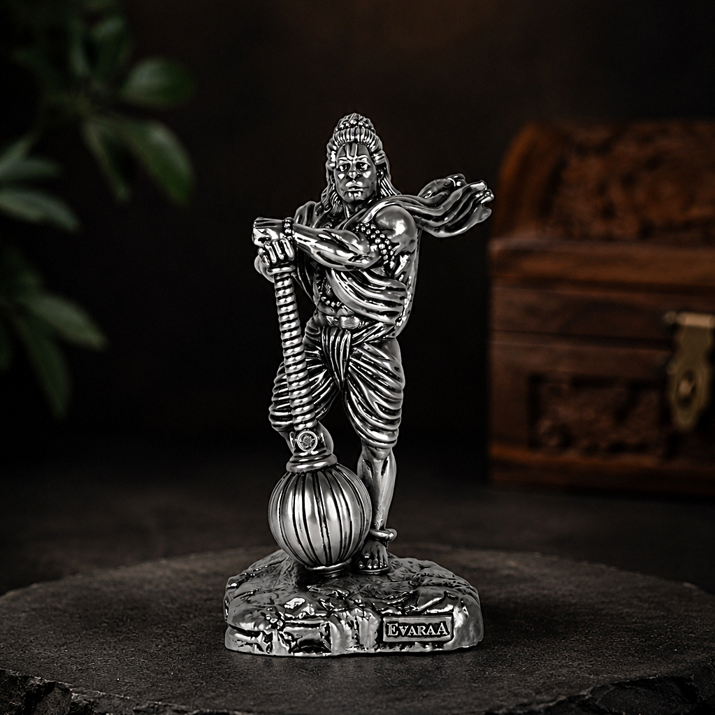 Bahubali Hanuman 2.0 Silver Plated