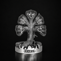 Mystical Shiva with Sheshnag Silver Plated