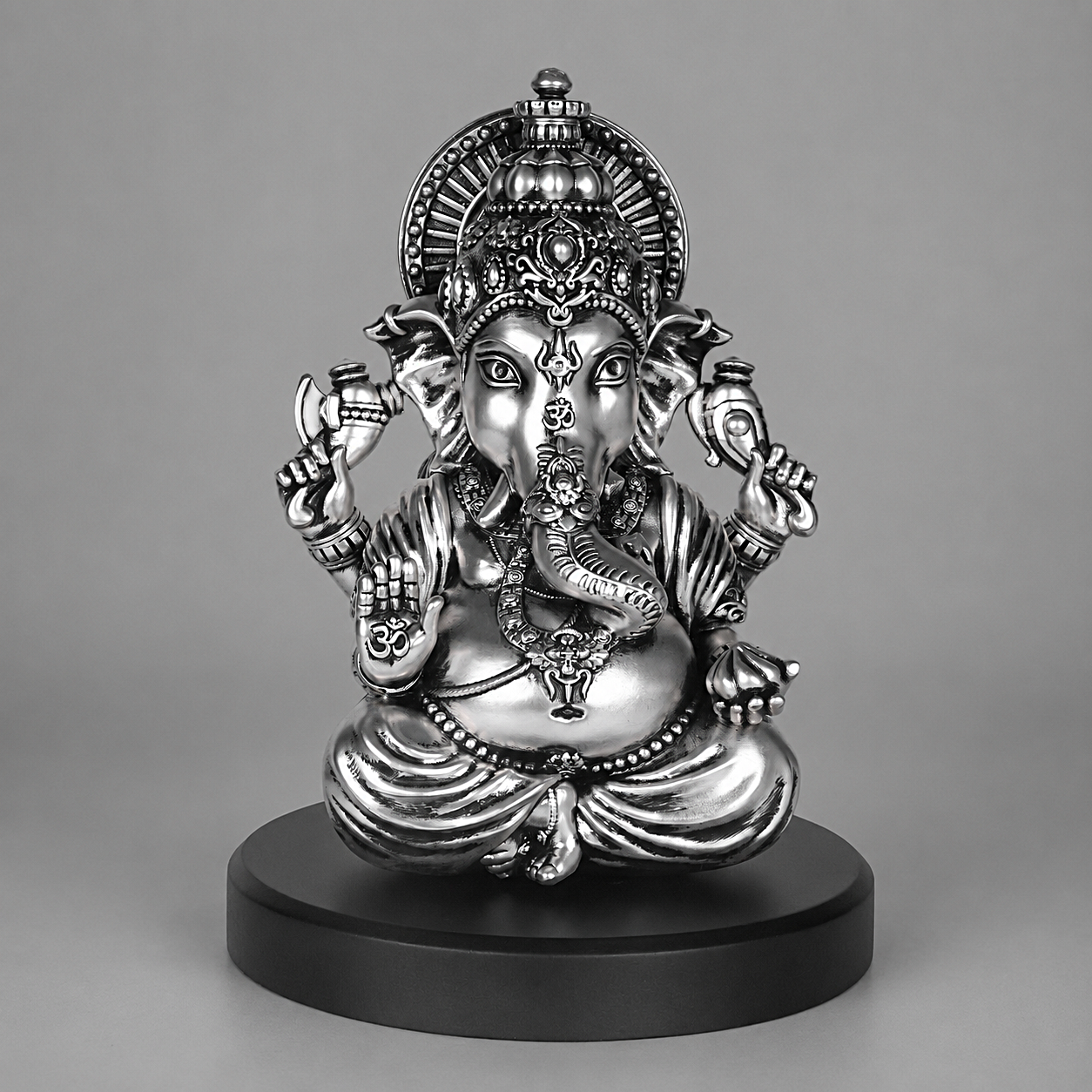Vighnaharta Ganesha Silver Plated