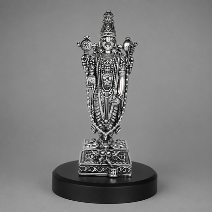 Lord Venkateshwar Balaji Silver Plated