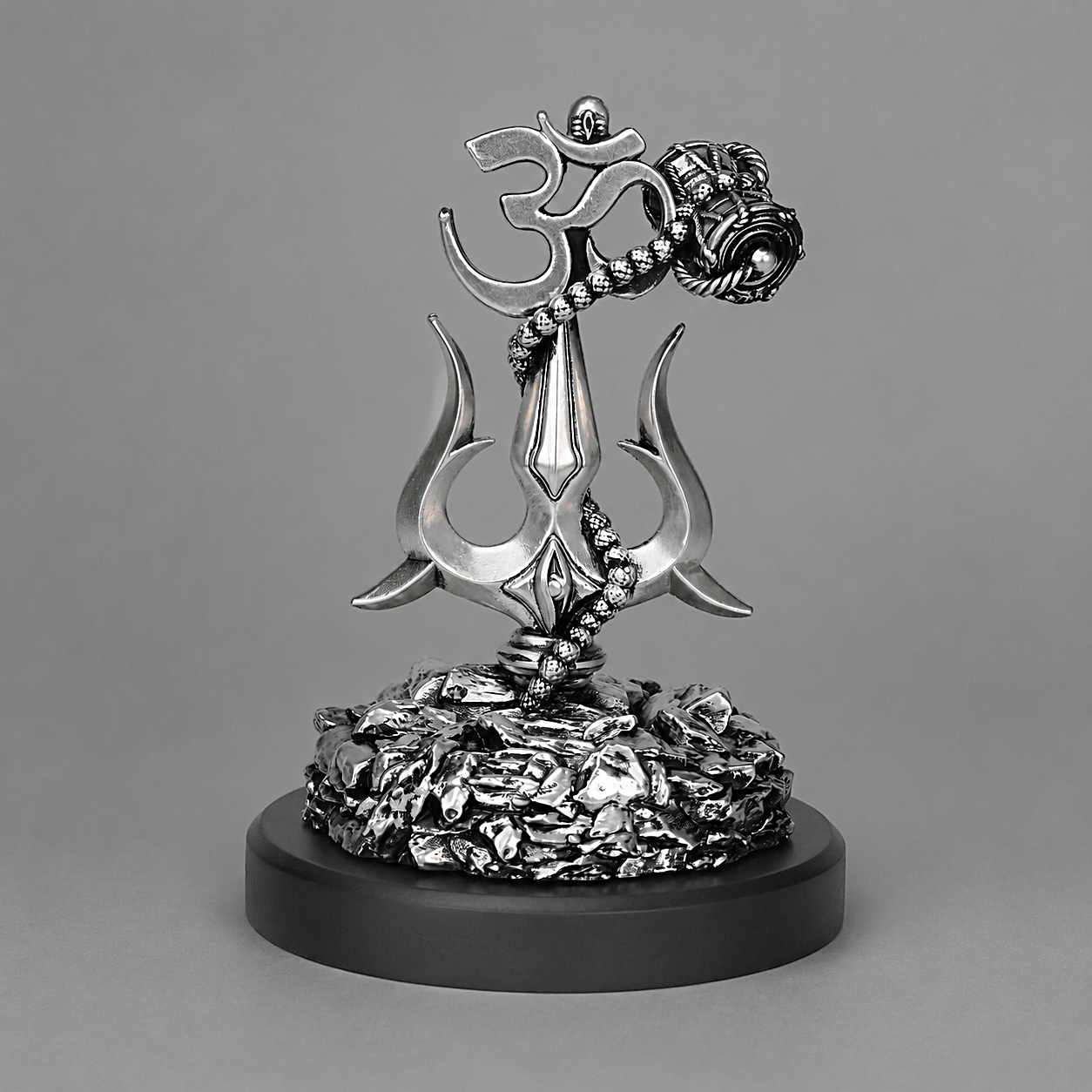 Lord Shiva Trishul Silver Plated