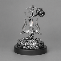 Lord Shiva Trishul Silver Plated