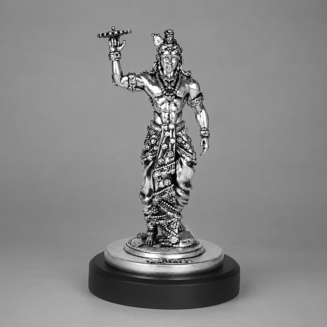 Krishna Sudarshan Silver Plated