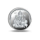 Detailed view of 999 pure silver Ganesh coin