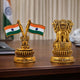 Indian National Flag and Ashok Stambh Combo