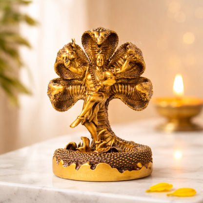 Mystical Shiva with Sheshnag God Idol