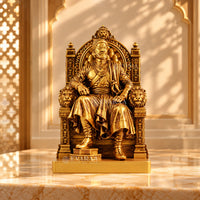 Chhatrapati Shivaji Maharaj Idol with traditional royal design for home decor