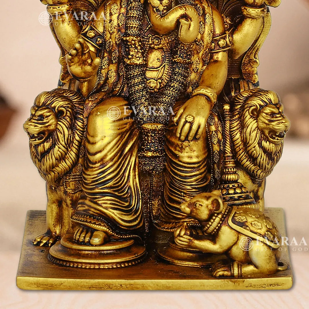 resin ganesha car idol