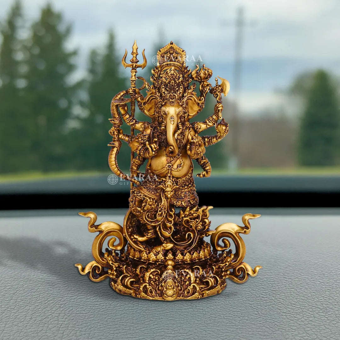 ganesha dancing for car dashboard