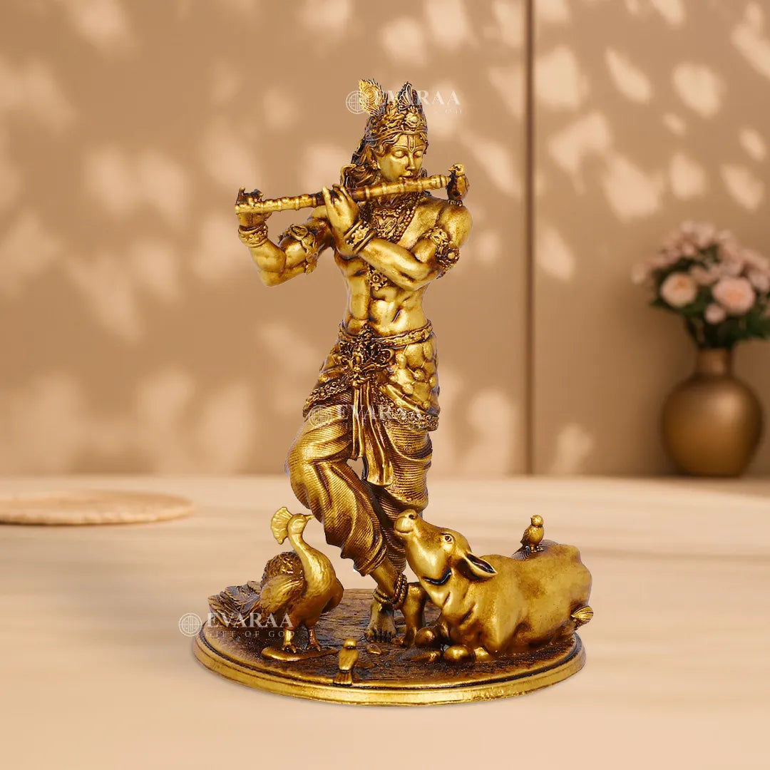 krishna murli sculpture