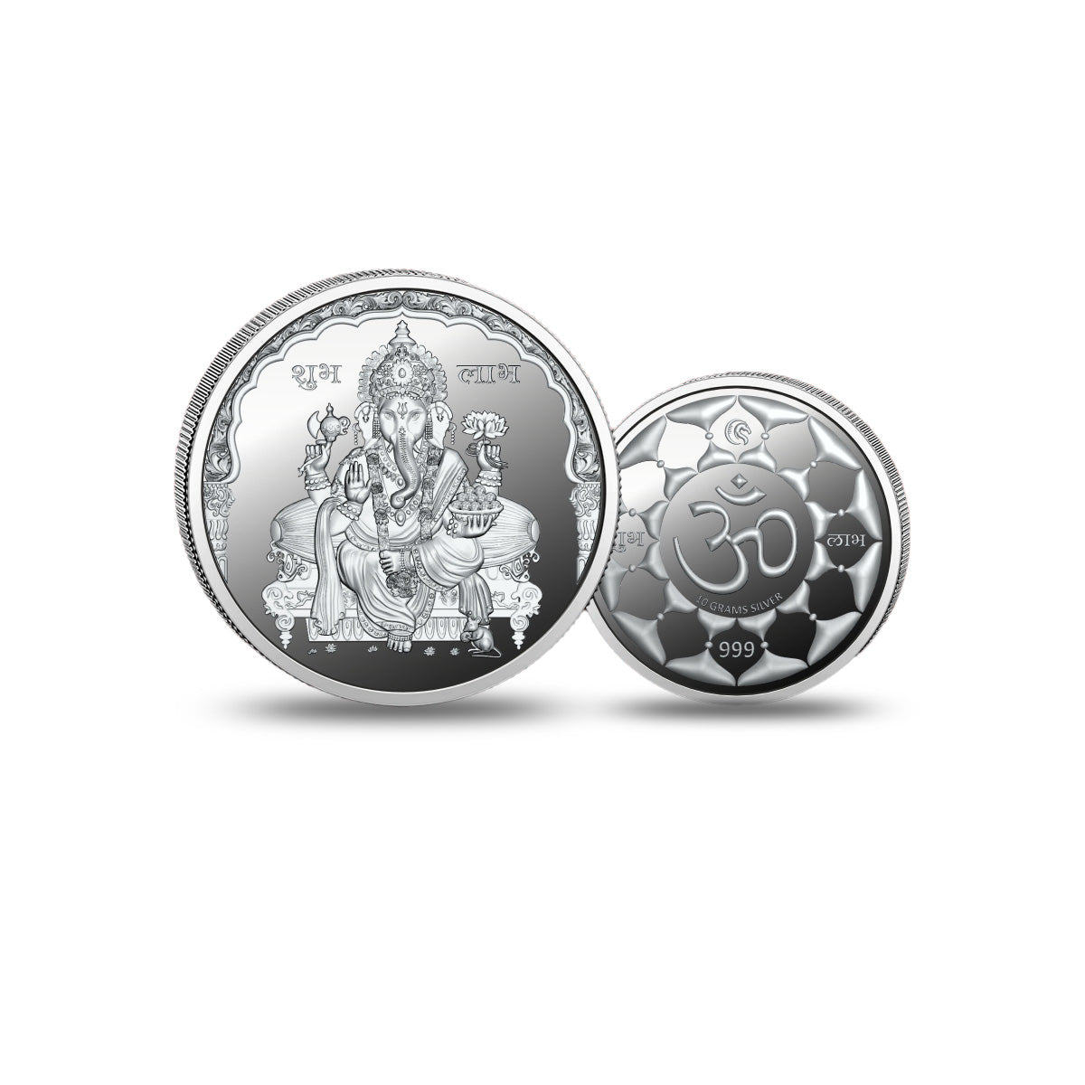 Ganesh Ji Silver Coin 999 Pure Silver Coin