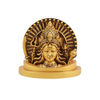 Front view of Goddess Durga Idol showing detailed artwork