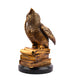 Golden Owl Statue Decorative Piece for Home Interior