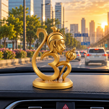 Shri Hanuman Ji Idol placed on car dashboard decoration