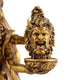 Close-up view of Kali Mata Idol face and traditional features