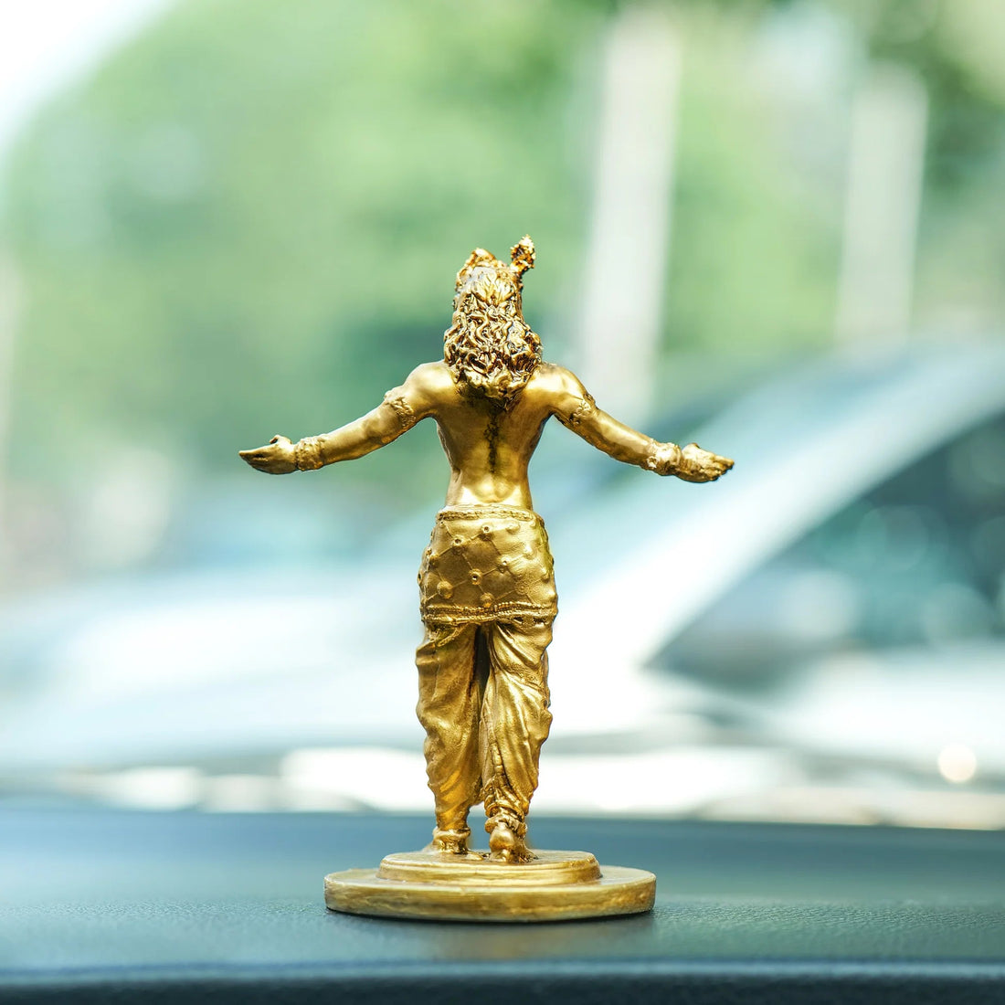 krishna god statue for car dashboard