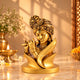 Krishna Idol with flute design and traditional artwork