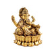 Side view of Lotus Ganesha Idol showing detailed design and finishing