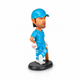 Side view of MS Dhoni Cap Bobblehead with cricket outfit